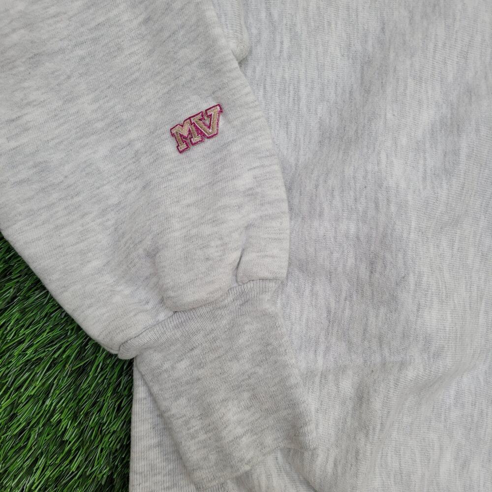 Vintage BAX Athletic Sweatshirt Women Large 23x23 Boxy Baggy - Picture 14 of 14